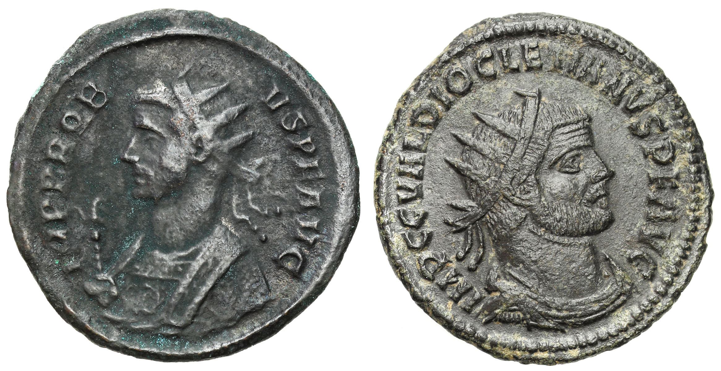 Cesarstwo Rzymskie, Antoninian Probus i Dioklecjan 276 – 305 n.e. – Zestaw 2 sztuk